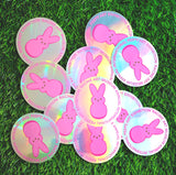 PEEPS® Holographic Sticker