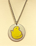 PEEPS Enamel Pendants