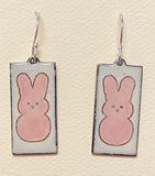 PEEPS Enamel Earrings