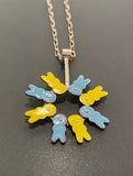 PEEPS Enamel Pendants