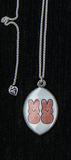 PEEPS Enamel Pendants