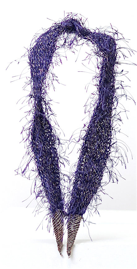 Arline M. Fisch — Shaggy Knit Necklace
