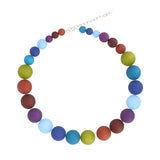 Graduated Resin Bead Necklace