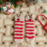 Fuzzy Christmas Socks