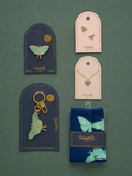 Luna Moth Pin, Glow in the Dark