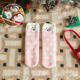 Fuzzy Christmas Socks