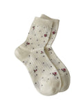 Rufia - Retro Floral Mid-calf Socks