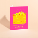 HAVE A CHEESEY BIRTHDAY - Card