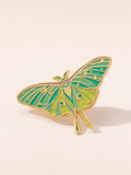 Luna Moth Pin, Glow in the Dark