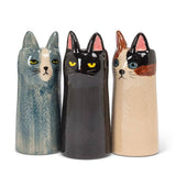 Skinny Cat Vase-6"H