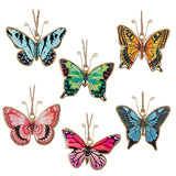 Butterfly Ornament-6Asst-3.5"H-3473