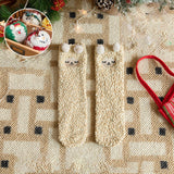 Fuzzy Christmas Socks
