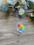 Sticker - Wisconsin Rainbow