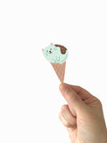 Ice Cream Cat Vinyl Sticker
