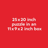 Lego Minifigure 1000-Piece Puzzle
