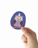 Owl Vinyl Sticker