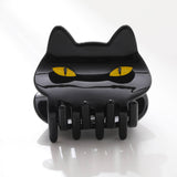 Black Cat Face Claw Clip