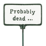 Plant Signs-Antique White-5 Assorted-2x3.5"L