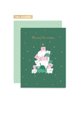 Meowy Christmas Greeting Card