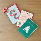 Meowy Christmas Greeting Card