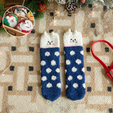 Fuzzy Christmas Socks