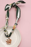 HANDMADE SCARF CHARM NECKLACE