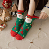 Fuzzy Christmas Socks