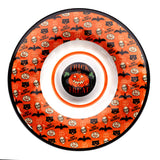 Scaredy Cat Halloween 3 p. Hvy Weight Melamine Hostess Set