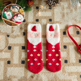 Fuzzy Christmas Socks