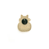 Pumpkin & Black Cat Pin