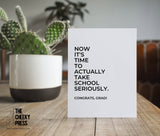 Now It's Time... : Graduation Card