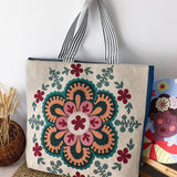 RETRO EMBROIDERED TOTE BAG