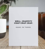 Crappity Crap Crap: Thinking of You Greeting Card