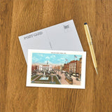Postcard: Monument Square, Racine, Wisconsin