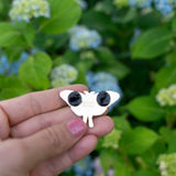 Luna Moth Pin, Glow in the Dark