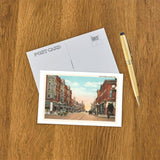 Postcard: Sixth Street, Racine, Wisconsin