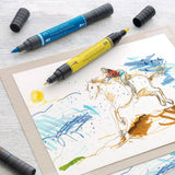 Pitt Artist Pen Dual Markers, Wallet of 5