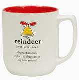 Christmas Fun Red Sayings Mug 16 oz Asst