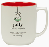 Christmas Fun Red Sayings Mug 16 oz Asst