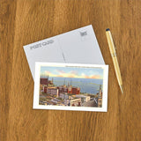 Postcard: Lake Michigan from Racine, Wisconsin
