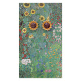 Sunflowers Fine Art Card Gold Post Earrings