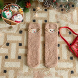 Fuzzy Christmas Socks