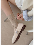 Rufia - Retro Floral Mid-calf Socks