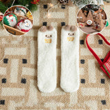 Fuzzy Christmas Socks