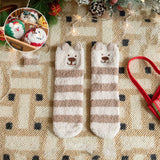 Fuzzy Christmas Socks