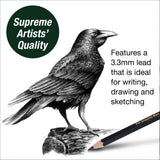 Pitt Graphite Matte Pencils for Drawing, Tin of 6