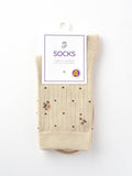 Rufia - Retro Floral Mid-calf Socks