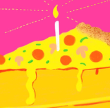 HAVE A CHEESEY BIRTHDAY - Card
