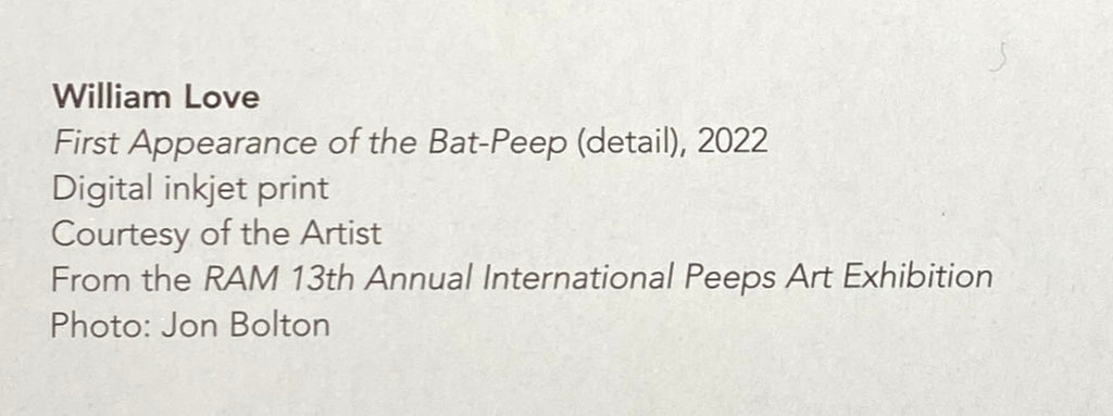 BatPEEP Postcard – Racine Art Museum Store
