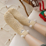 Fuzzy Christmas Socks